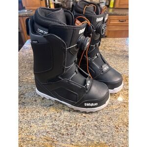 ThirtyTwo STW Boa Snowboard Boots Mens 7.5 Black White Intuition Liners 2018